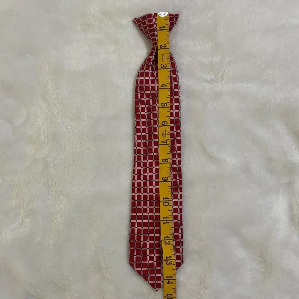 Chaps kids Maroon clip on tie